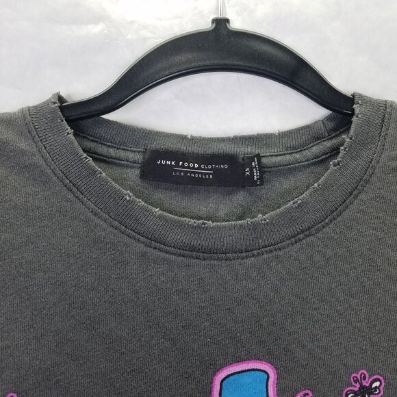 Junk Food T-shirt XS Disney Alice In Wonderland Curiouser Indie Sleeze Grung NEW - Picture 4 of 15